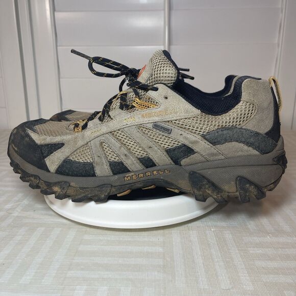 Merrell Moab 2 Hiking Shoes Men’s 10.5 Waterproof Low Top Mesh Walnut J073740 main image 5